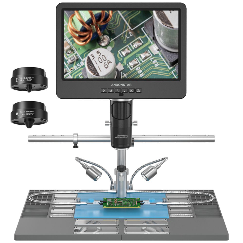 Metallurgical Microscope Inverted - Andonstar mikroskop Digital Trinocular HDMI USB,
