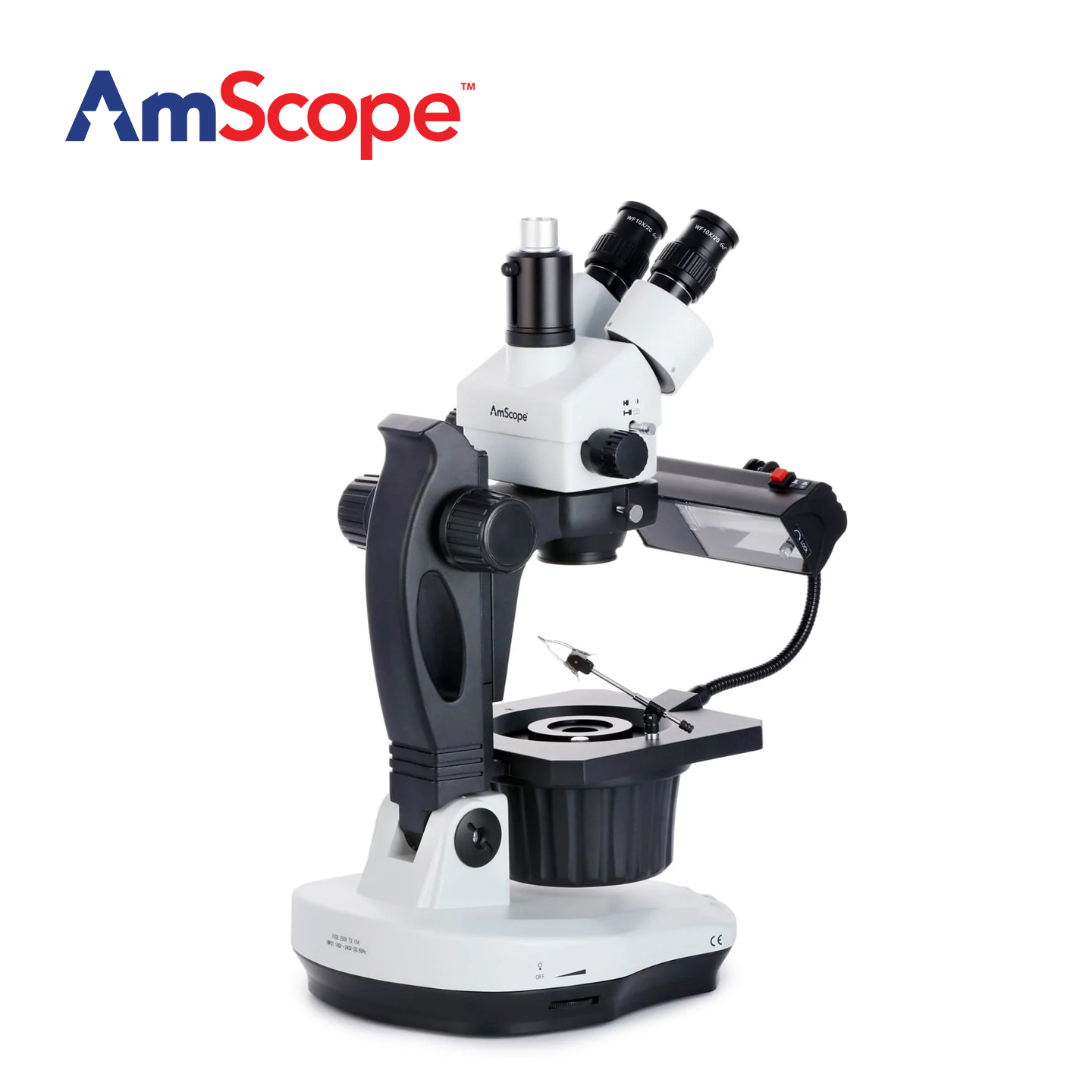 Gem Microscope Jeweler - Mikroskop Stereo Trinokuler Zoom Permata Canggih