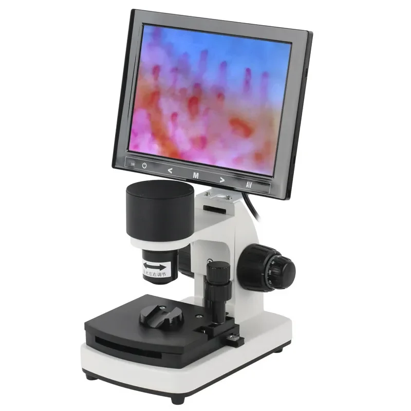 Digital Microscope With Screen 7 Inch - Detektor Mikrosirkulasi Kapiler Lipatan Kuku Portabel
