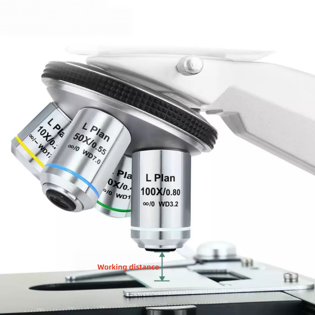 Inspection Microscope Long Working Distance - Lensa Objektif Mikroskop Metalurgi dengan Jarak