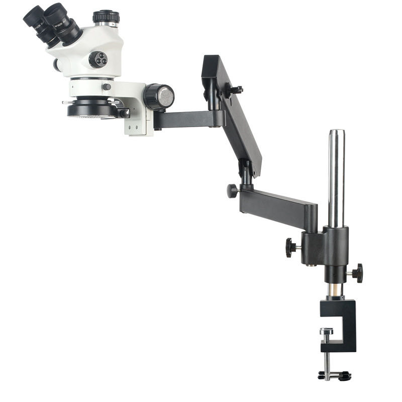 Microscope Boom Stand Articulating - Statif Mikroskop Stereo Trinokuler 7-50X dengan