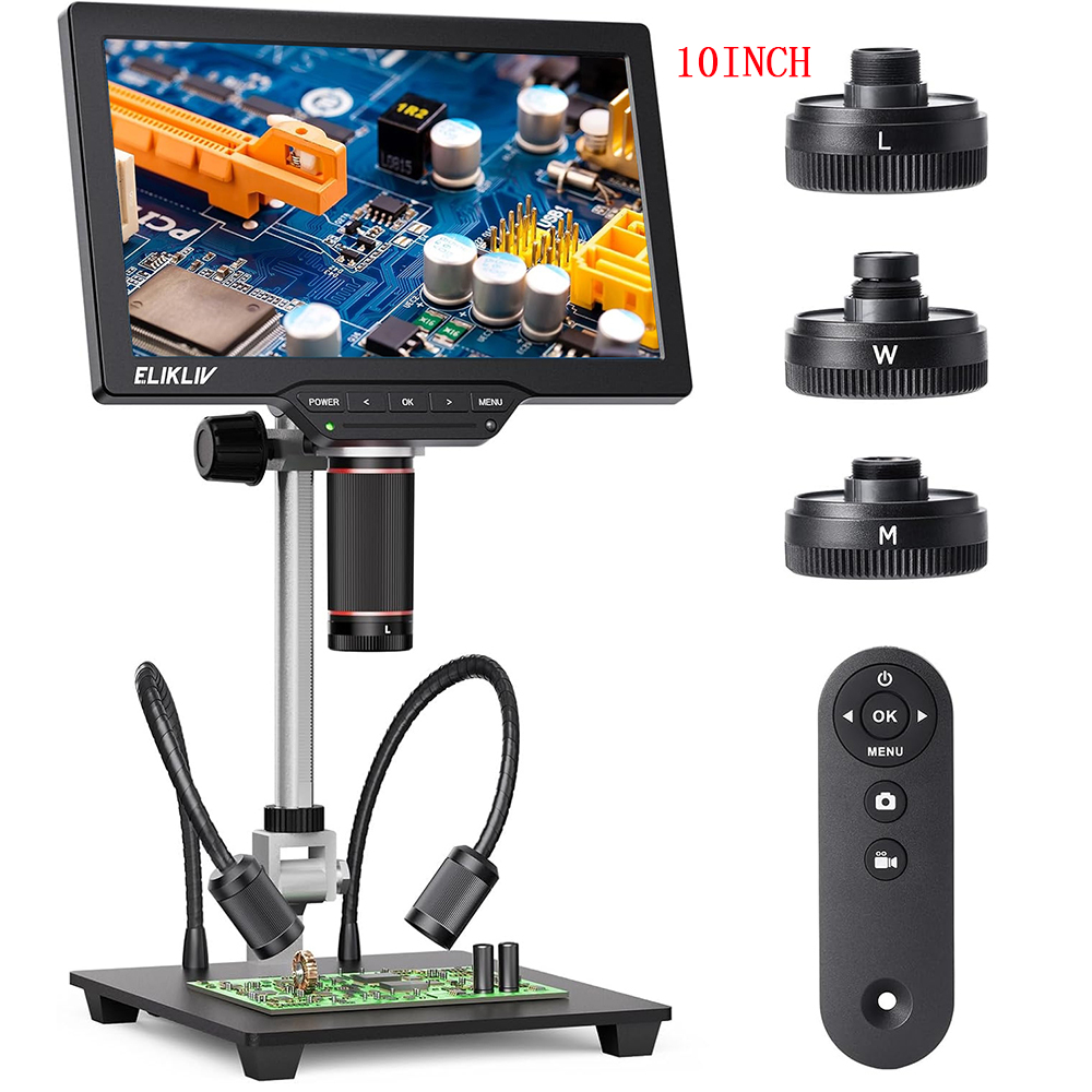 Digital Microscope 4K Hdmi 2000X - Elikliv TL301, Mikroskop Digital 4K dengan