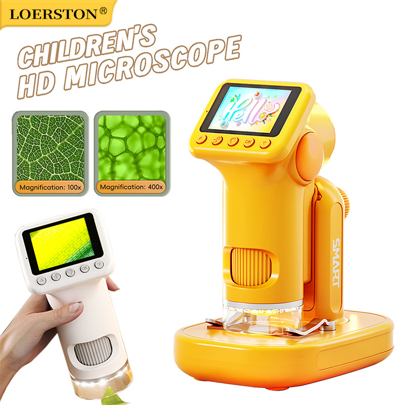 Metallurgical Microscope Inverted - Mikroskop Genggam 1600X Layar 2 Inci