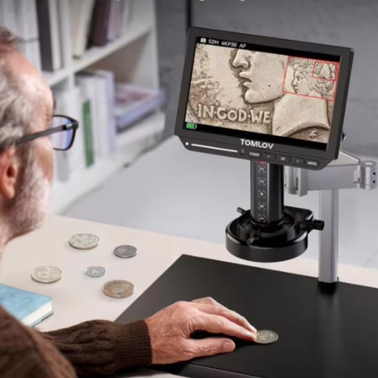 Digital Microscope 4K Hdmi 2000X - Mikroskop Digital TOMLOV 4K 8