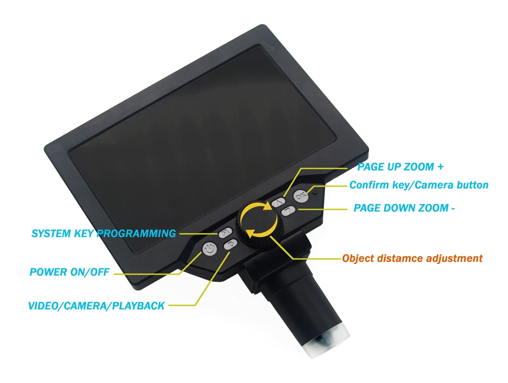 Mikroskop Elektronik Digital G - Digital Microscope With Screen 7 Inch ulasan dan harga