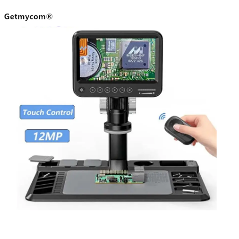 Mikroskop Digital 1600X 12MP M - Digital Microscope With Screen 7 Inch ulasan dan harga