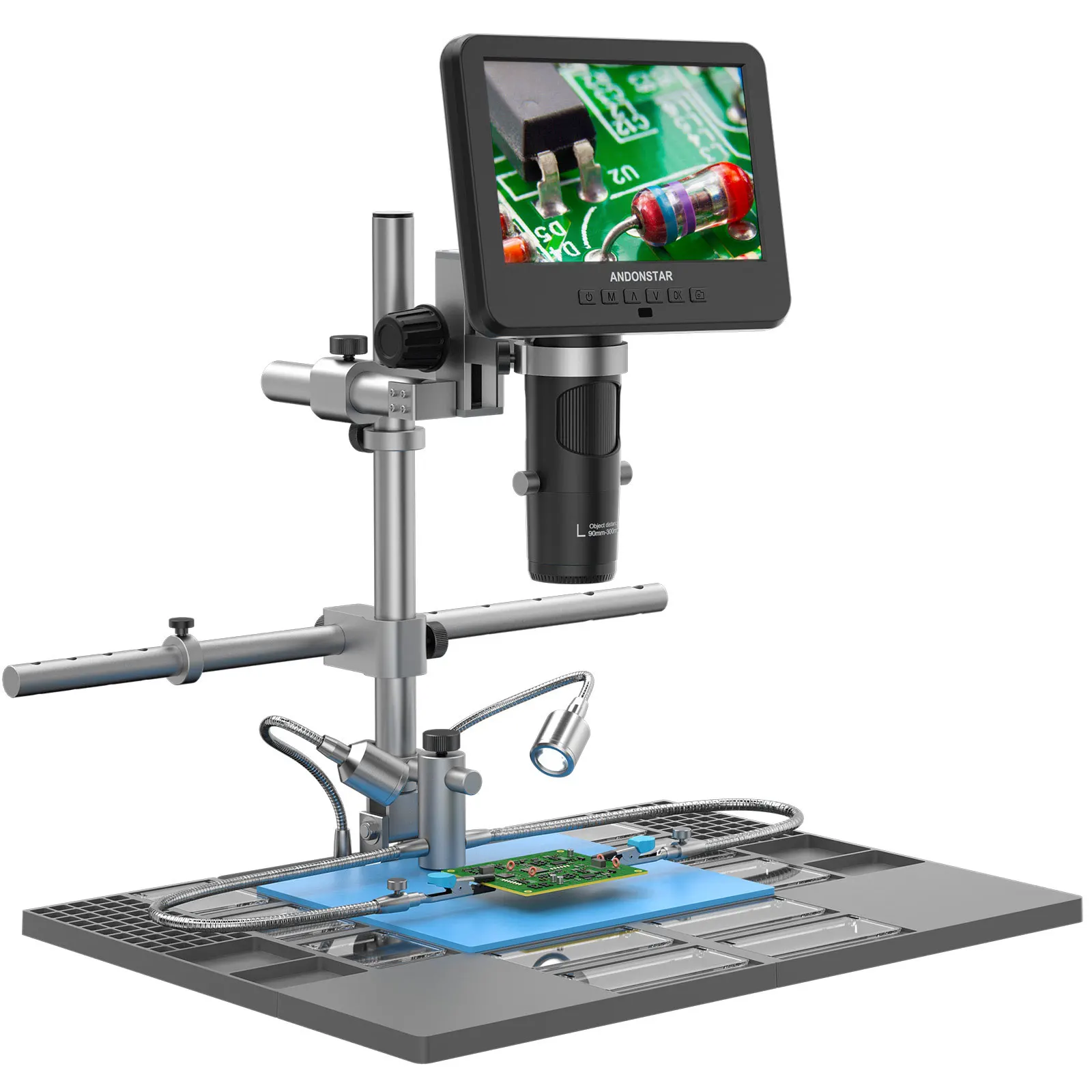 Mikroskop Digital Definisi Tin - Digital Microscope With Screen 7 Inch ulasan dan harga