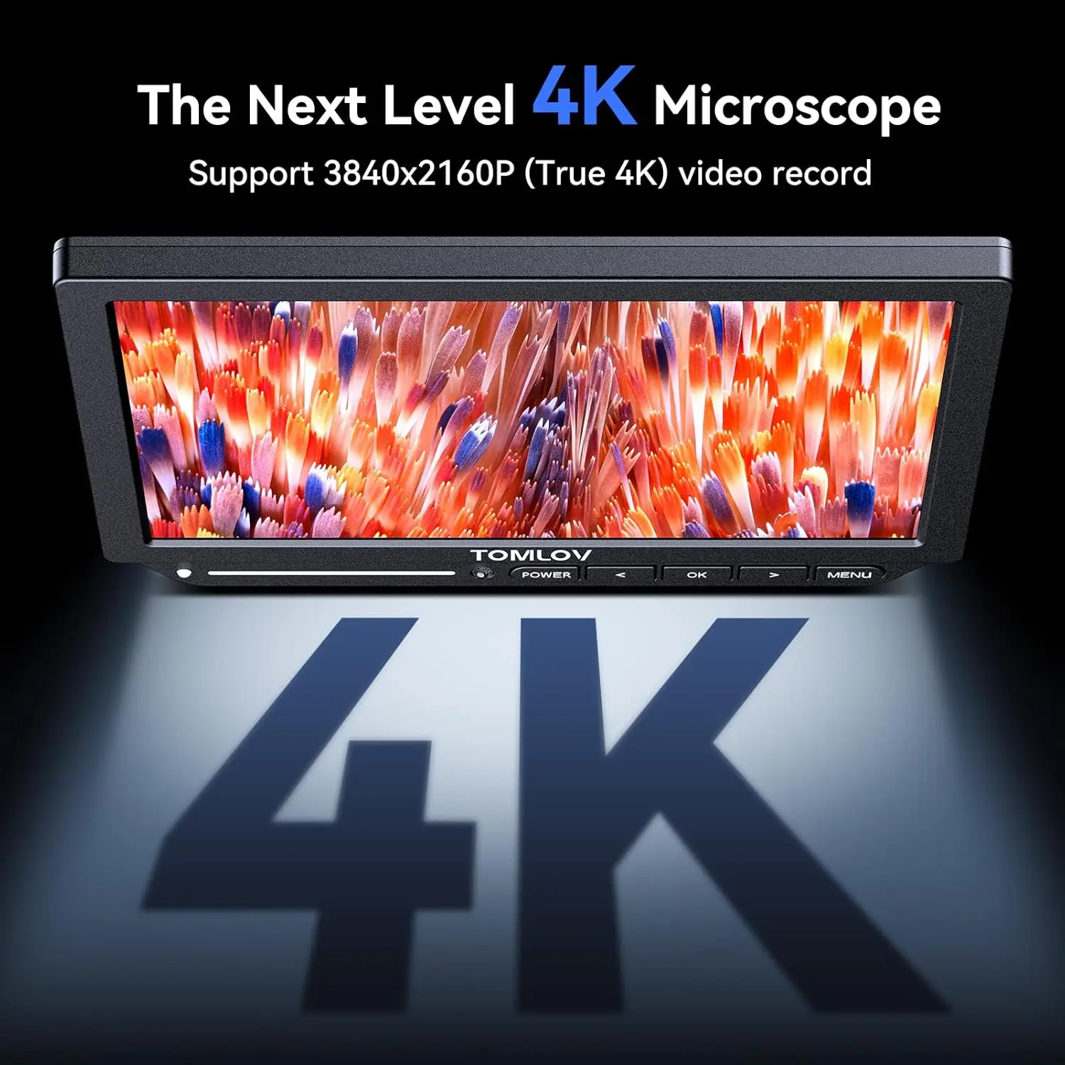 Mikroskop Digital TOMLOV 4K Au - Digital Microscope 4K Hdmi 2000X ulasan dan harga