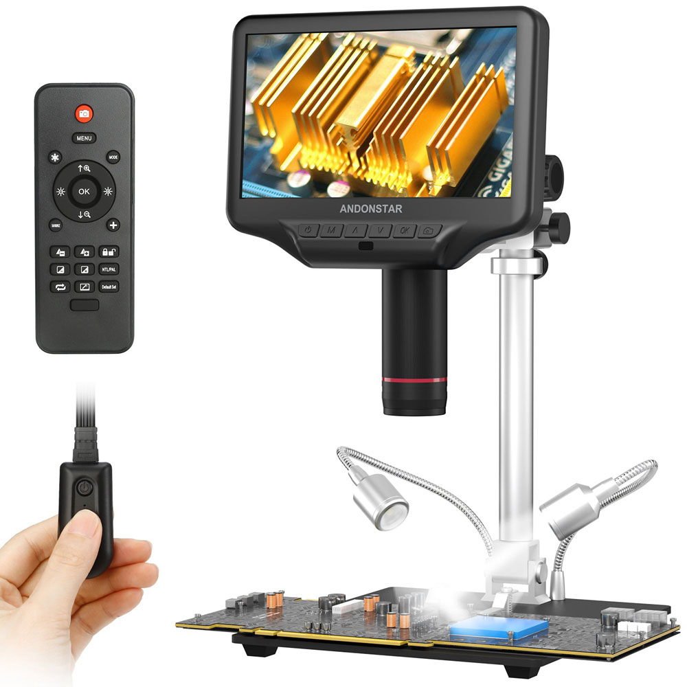 Mikroskop Digital Andonstar AD - Digital Microscope With Screen 7 Inch ulasan dan harga