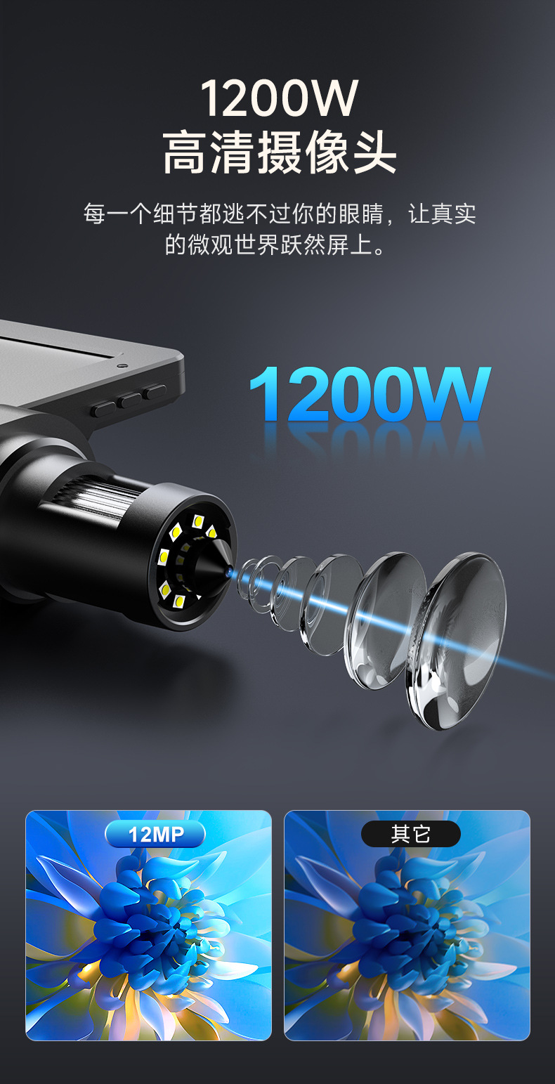 Layar definisi tinggi 7 inci m - Digital Microscope With Screen 7 Inch ulasan dan harga