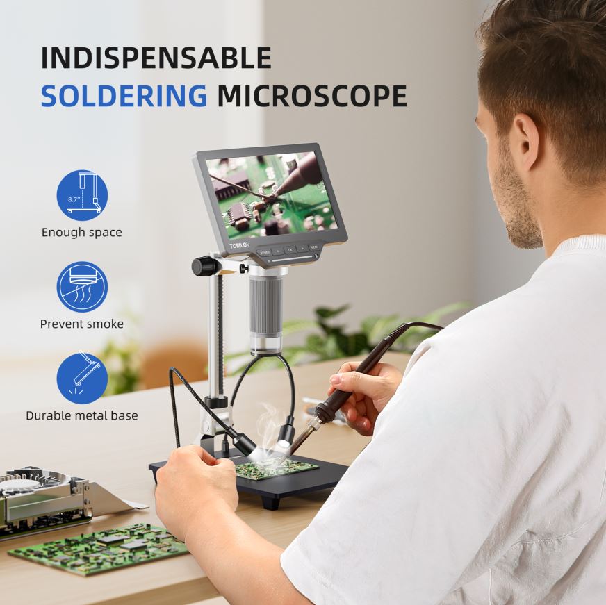 Mikroskop Digital USB TOMLOV H - Metallurgical Microscope Inverted ulasan dan harga