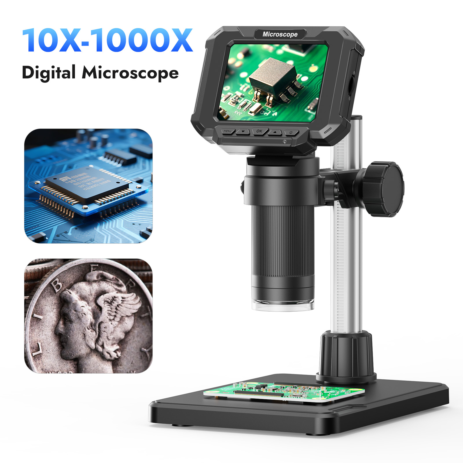 Mikroskop Digital 2.8 Inci Mik - Metallurgical Microscope Inverted ulasan dan harga