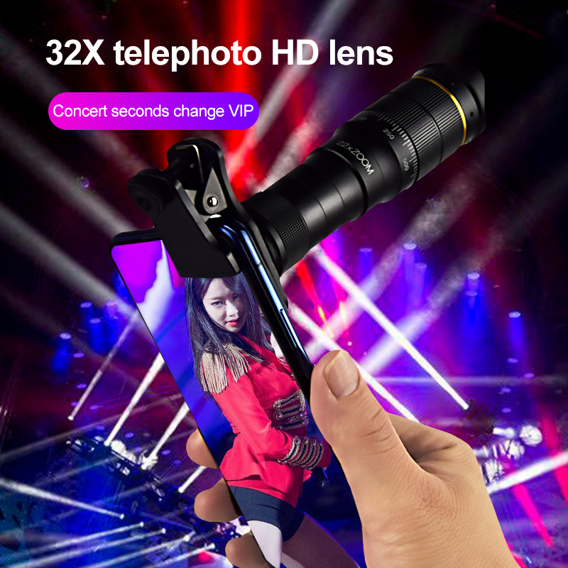 Teleskop 32X untuk telepon sel - Microscope Camera Sony Imx ulasan dan harga