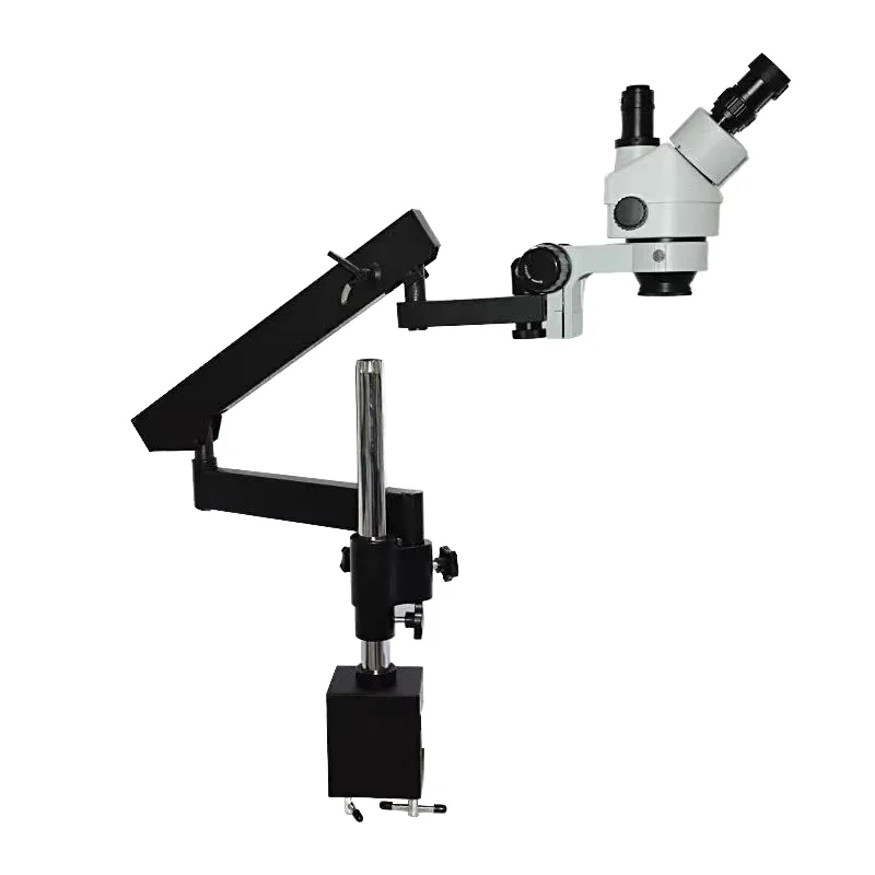 Mikroskop Stereo Trinokuler de - Microscope Boom Stand Articulating ulasan dan harga