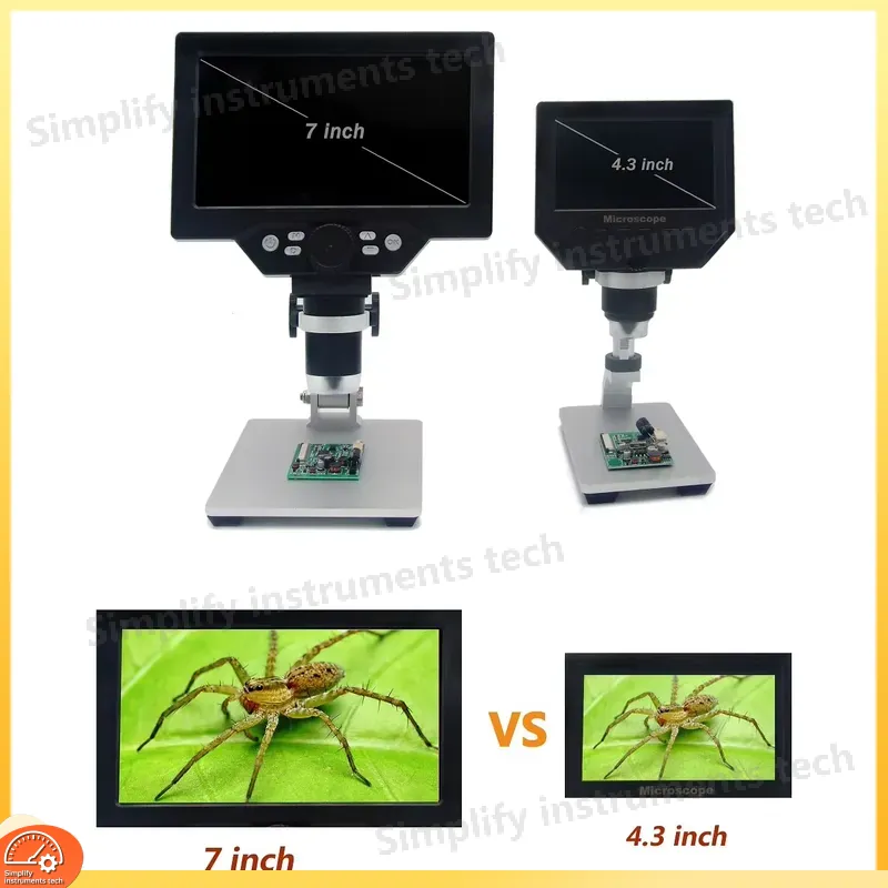 Mikroskop Digital 12MP Layar L - Digital Microscope With Screen 7 Inch ulasan dan harga