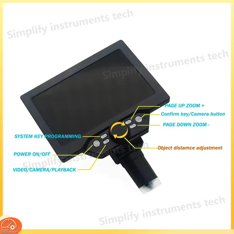 Mikroskop Digital 12MP Layar L - Digital Microscope With Screen 7 Inch ulasan dan harga