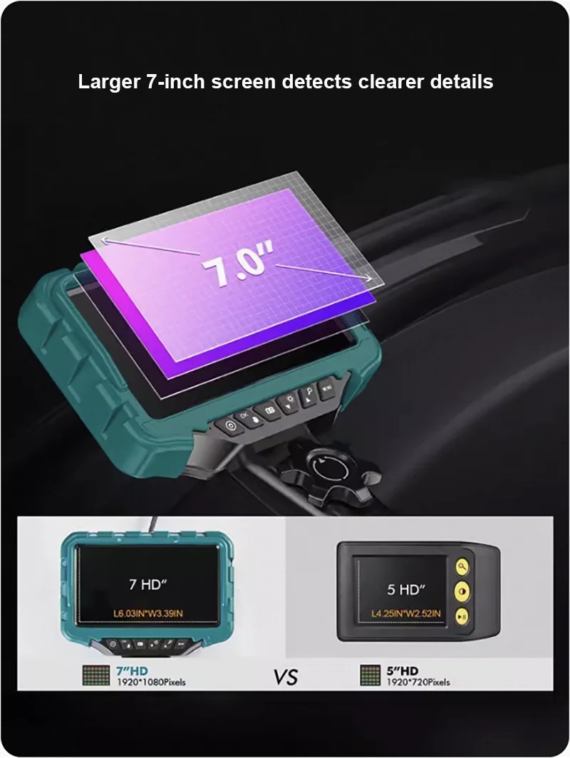 7 inci layar 2MP 1080P 6MM dua - Digital Microscope With Screen 7 Inch ulasan dan harga