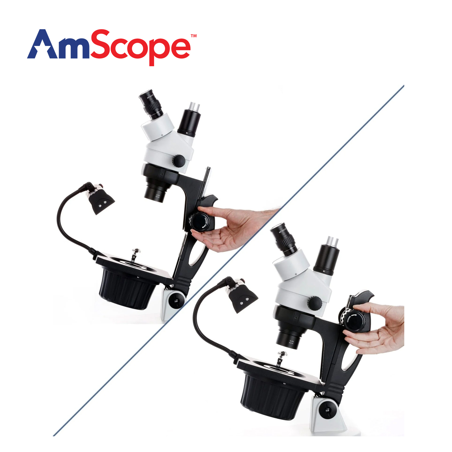 Mikroskop Stereo Trinokuler Zo - Gem Microscope Jeweler ulasan dan harga