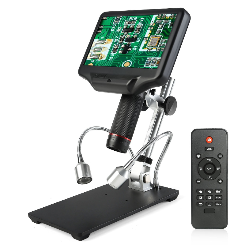 Mikroskop digital 3D layar bes - Digital Microscope With Screen 7 Inch ulasan dan harga