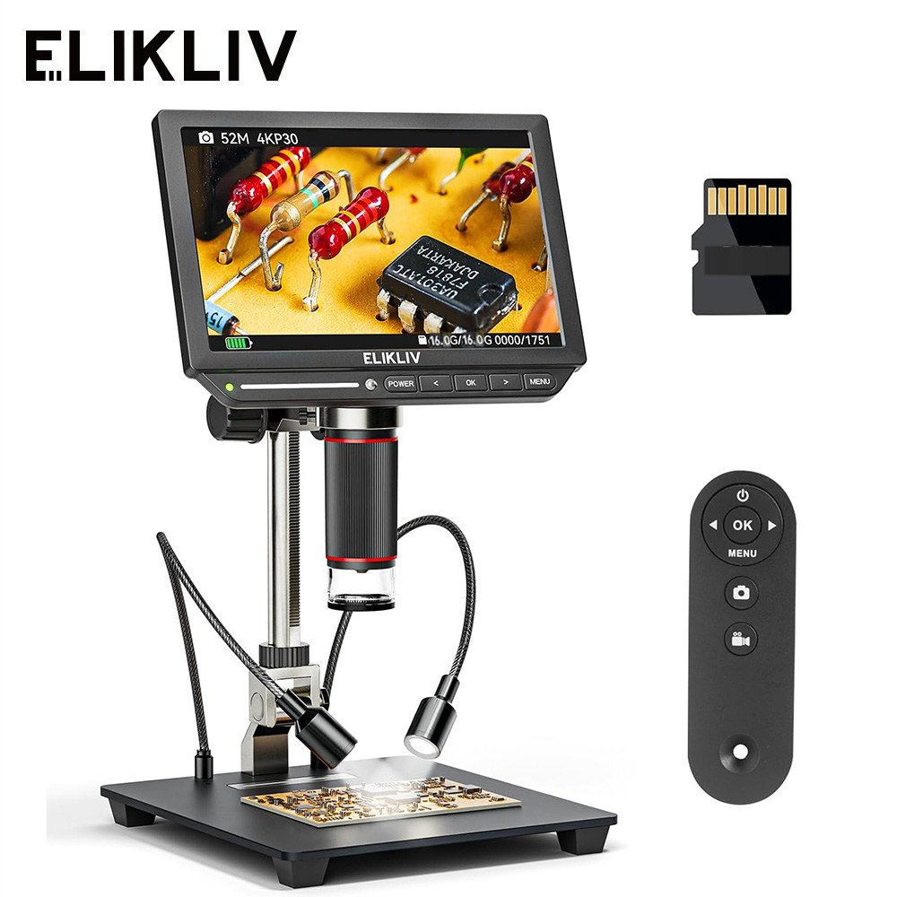 Elikliv mikroskop Digital EM4K - Digital Microscope 4K Hdmi 2000X ulasan dan harga