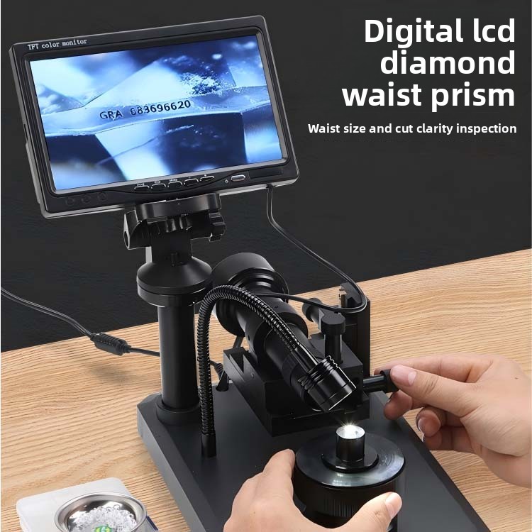 Mikroskop Perhiasan Burung Unt - Digital Microscope With Screen 7 Inch ulasan dan harga