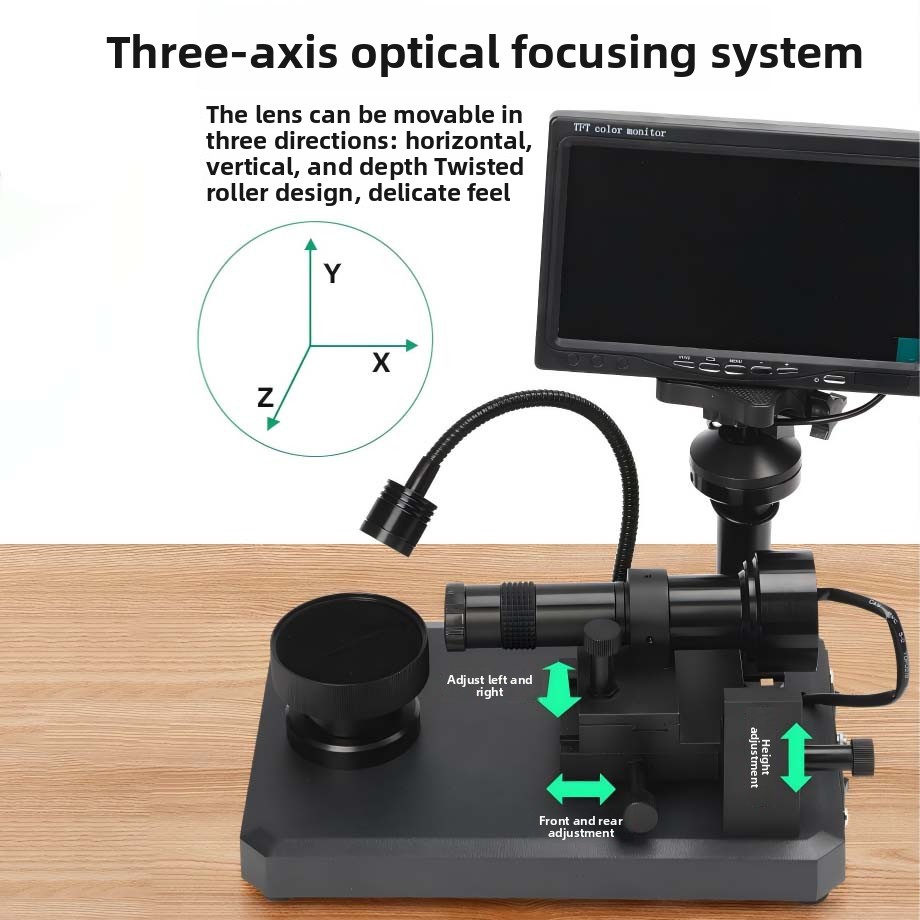 Mikroskop Perhiasan Burung Unt - Digital Microscope With Screen 7 Inch ulasan dan harga