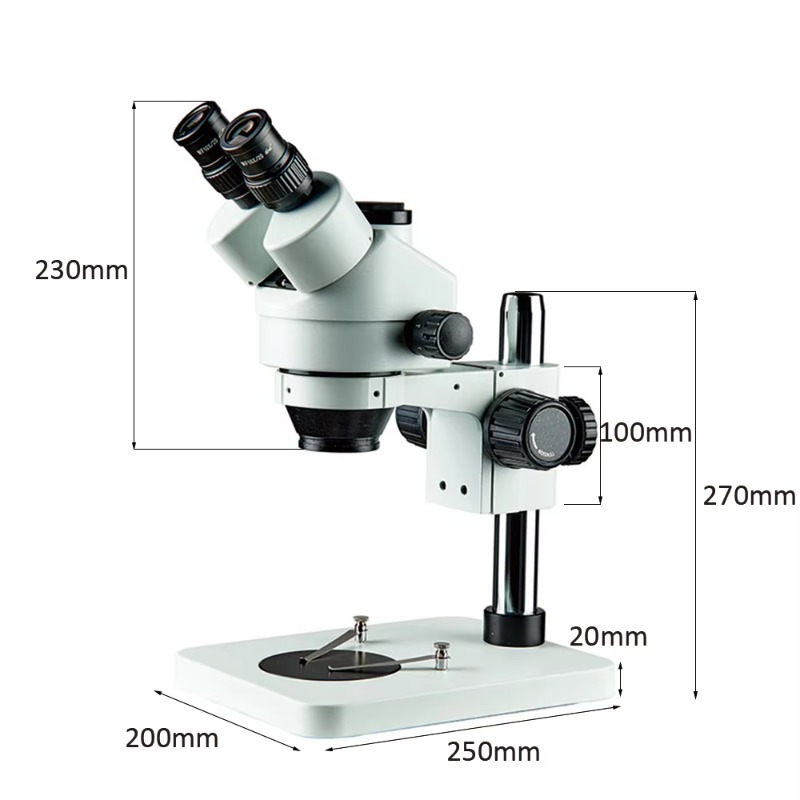 Mikroskop Binokular 7X-45X Tri - Trinocular Stereo Microscope 7X-45X ulasan dan harga