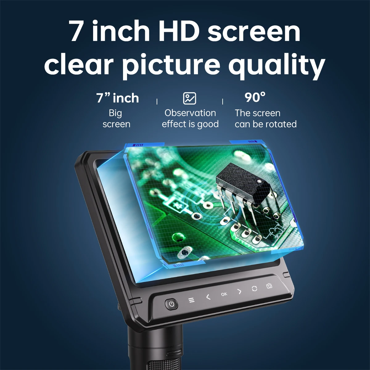 OEM/ODM Mikroskop Elektronik 1 - Digital Microscope With Screen 7 Inch ulasan dan harga
