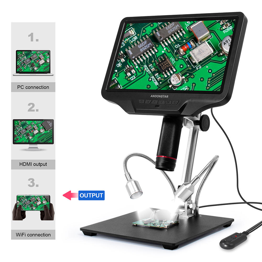 Andonstar AD409 mikroskop Digi - Metallurgical Microscope Inverted ulasan dan harga