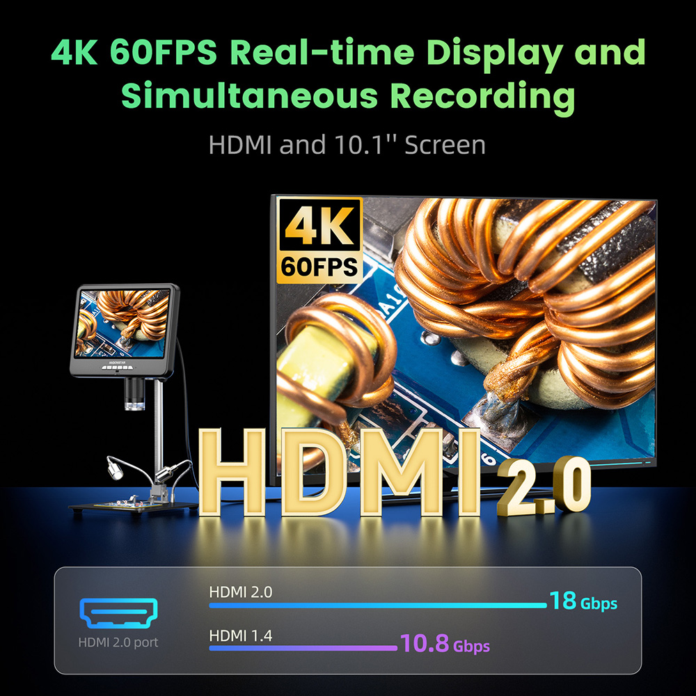 Mikroskop Digital Andonstar AD - Digital Microscope 4K Hdmi 2000X ulasan dan harga