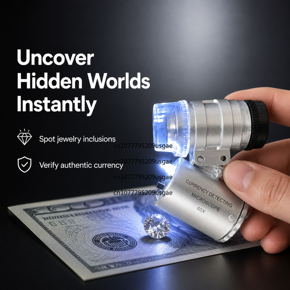 60x Lup Perhiasan dengan Lampu - Gem Microscope Jeweler ulasan dan harga