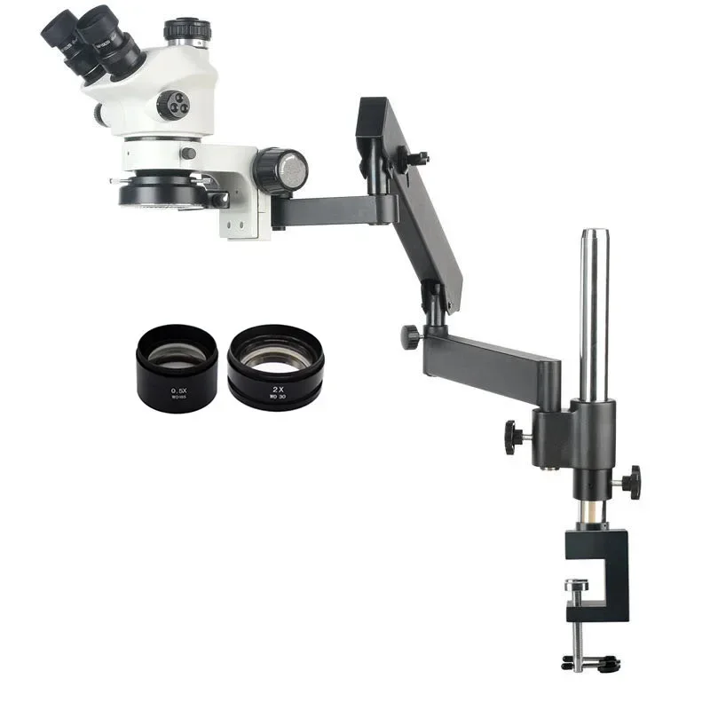 Mikroskop Stereo Trinokuler 20 - Microscope Boom Stand Articulating ulasan dan harga