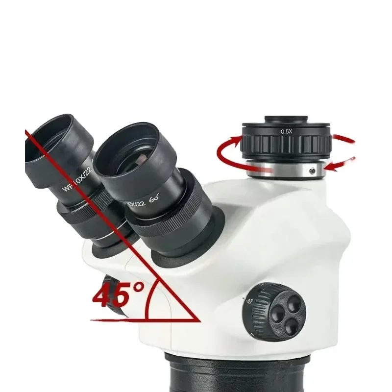 Mikroskop Stereo Trinokuler 20 - Microscope Boom Stand Articulating ulasan dan harga