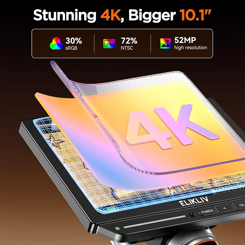 Mikroskop Digital HDMI 4K Auto - Digital Microscope 4K Hdmi 2000X ulasan dan harga