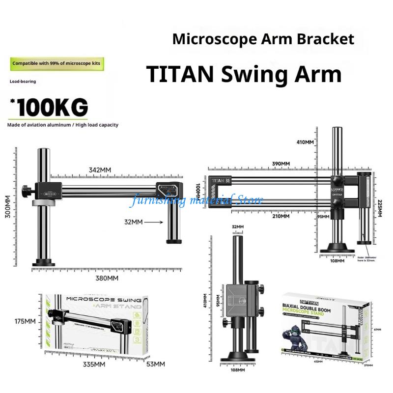 Y5GD Double Arm Boom Stand Mej - Microscope Boom Stand Articulating ulasan dan harga