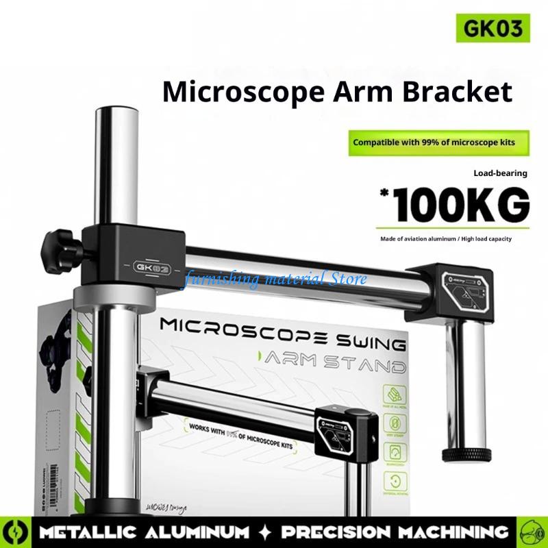 Y5GD Double Arm Boom Stand Mej - Microscope Boom Stand Articulating ulasan dan harga