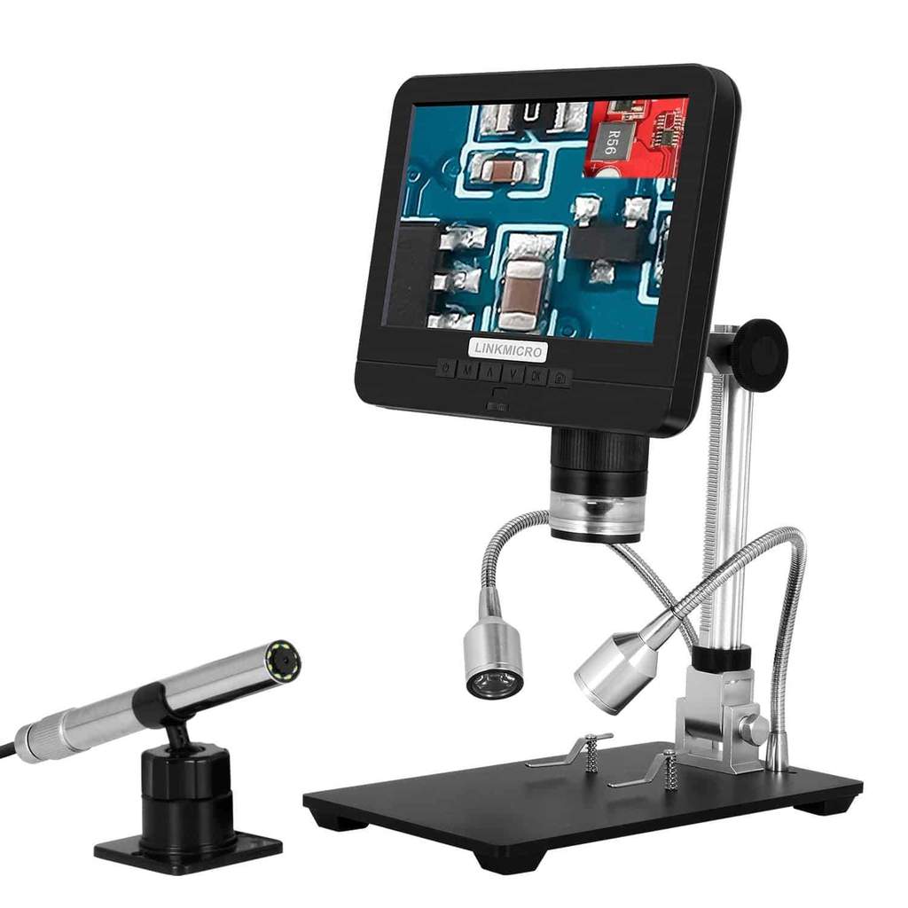 Mikroskop Digital USB Layar 7  - Digital Microscope With Screen 7 Inch ulasan dan harga
