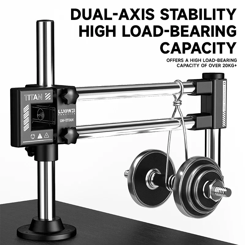 Statif Mikroskop Biaxal Double - Microscope Boom Stand Articulating ulasan dan harga