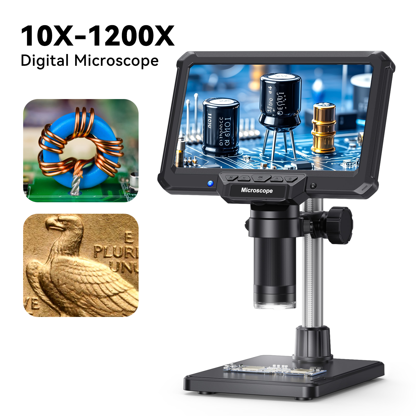 Hayve Mikroskop Digital 7 Inci - Metallurgical Microscope Inverted ulasan dan harga